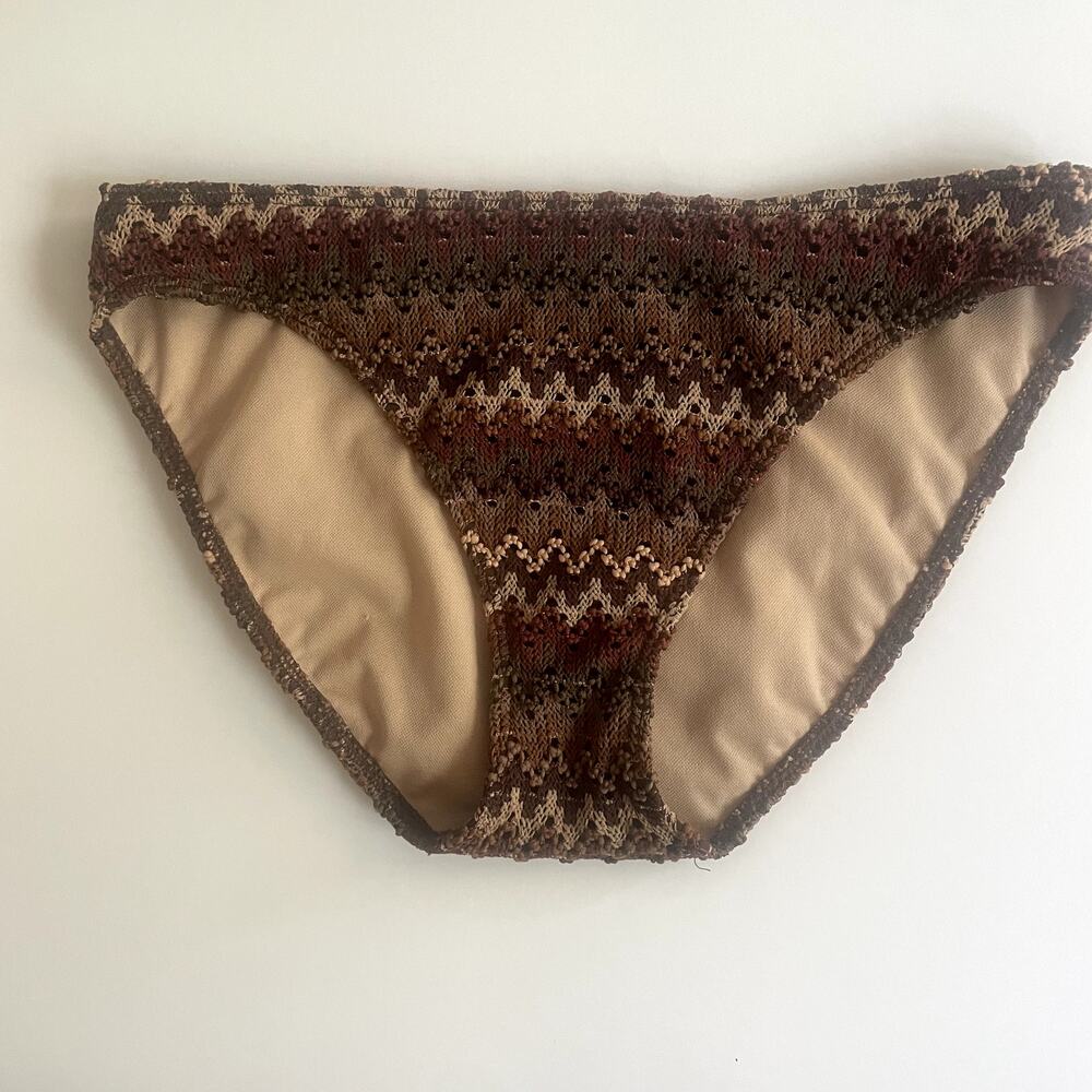 Boho Swim Knit Bikini Bottom Sz M